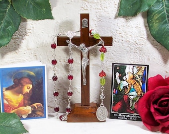 St. Mary Magdalene Unbreakable Traditional Catholic Chaplet - Patron Saint of Women, Beauticians and Pharmacists - Catholic Rosary