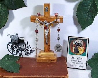 St. Giles Unbreakable Catholic Chaplet - Patron Saint of Handicapped People, Cancer Patients and Mental Health