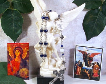 St. Michael, the Archangel, Unbreakable One-Decade Catholic Rosary, Angel Rosary, Archangel Michael, Heirloom Rosary Chaplet