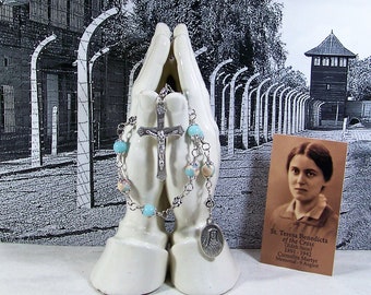 St. Teresa Benedicta of the Cross/ St. Edith Stein Unbreakable Catholic Chaplet - Patron of Martyrs and Against the Death of Parents