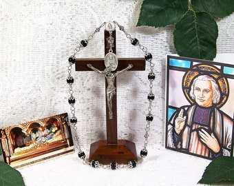 St. John Vianney Unbreakable Catholic Chaplet - Patron Saint of Priests - Heirloom Rosary - Catholic Rosary - Perfect Gift for Priests