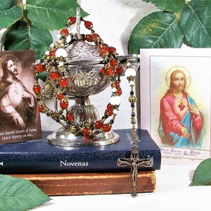 Traditional 39 Bead Catholic Chaplet of The Sacred Heart of Jesus - From The Special Edition Artisanal Chaplets & Prayer Beads Series