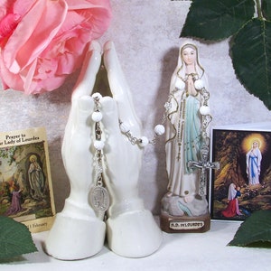 Our Lady of Lourdes Unbreakable Catholic Chaplet - Catholic Gift - Heirloom Chaplet - Catholic Rosaries