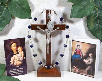 St. Anthony of Padua Unbreakable Catholic RELIC Chaplet - Patron Saint of Lost Items, Infertile Couples, Native Americans and Animals