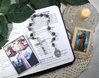 St. Bernadine (a.k.a. Bernardine) of Siena Unbreakable Catholic Chaplet - Patron of Advertisers and Against Lung Problems -Catholic Rosaries