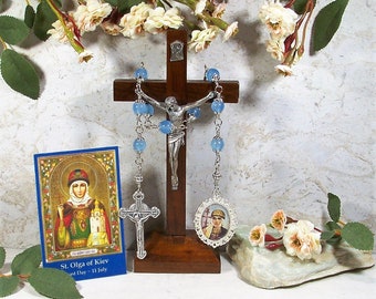 St. Olga of Kiev Unbreakable Catholic Chaplet - Patron Saint of Widows, Converts and Ukraine  - Catholic Rosaries