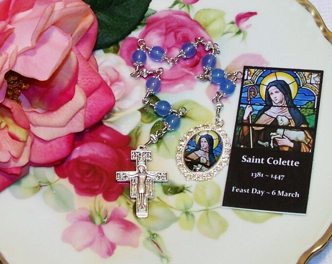 Unbreakable Novena Chaplet of St. Colette _ Patron Saint of Craftsmen