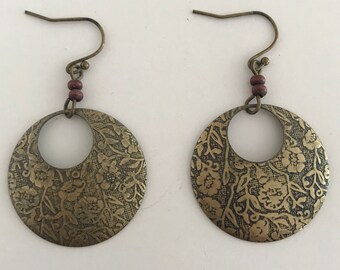 BOHO Earrings, Gypsy Earrings, 1990s, Vintage Earrings, Bohemian