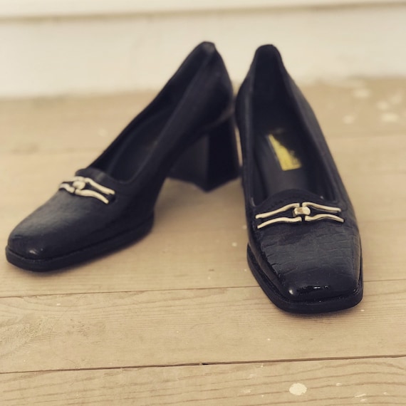 70s Leather Shoes / Vintage Shoes / Vintage Pumps
