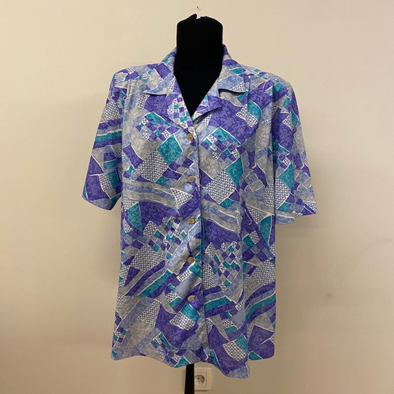 1980s Vintage Australian Inspiration Short Sleeve But… Gem — free download