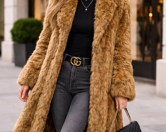 Handmade Marmot Fur Coat | 70s Italian Collctible Luxurious
