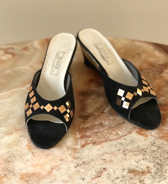 Vintage mules slippers sale