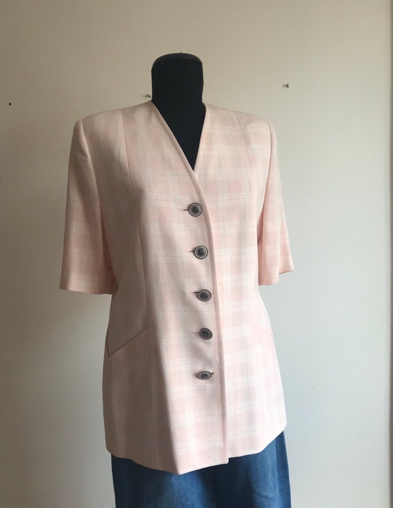 vintage pink blazer