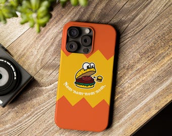 Burger Phone Case: Fun Foodie Gift, Slim Protective Cover