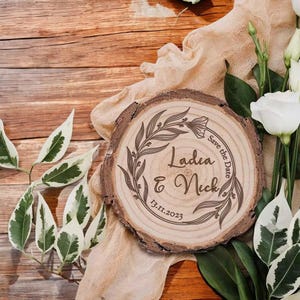 10 posavasos de madera personalizados para bodas, recuerdos personalizados de madera natural, regalos para invitados, tarjetas con nombre y decoración de mesa B30