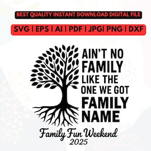 Ain&#39;t no Family like the one I got SVG & PNG,family reunion svg, family reunion png,Family Matching Vacation Tee,2025 family reunion svg,
