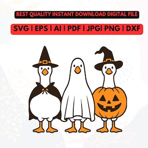 Boo Ghost Goose Png, Halloween Goose PNG, Halloween Shirt, Funny Goose Skeleton Witch Pumpkin Ghost Digital, Halloween Digital Download
