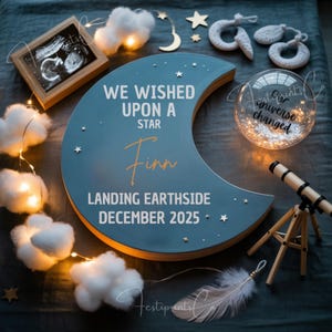 Digital Pregnancy Announcement, Digital Baby Reveal, Social Media Editable Template,Gender Neutral Announcement, Boho Pregnancy Reveal