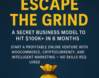 Un modelo de negocio secreto para alcanzar un millón de dólares o más en seis meses. Iniciar una empresa en línea rentable con WooCommerce y criptomonedas.