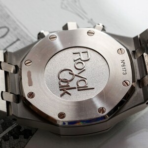 Orologio da uomo Audemars Piguet Royal Oak cronografo automatico quadrante nero immagine 6