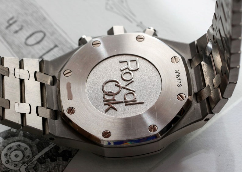 Orologio da uomo Audemars Piguet Royal Oak cronografo automatico quadrante nero immagine 6