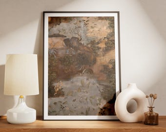 The White Lotus Thailand Art Print – Traditional Temple Wall Decor (Digital Poster)