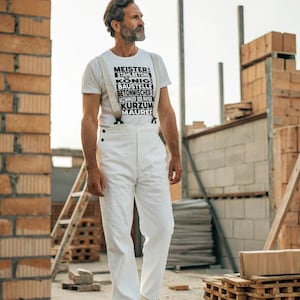Bricklayer T-Shirt – King of the Construction Site & Master of Reinforced Concrete | Funny Construction Worker Shirt | Gift for Craftsmen