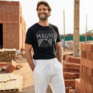 Best Bricklayer in the World T-Shirt | Construction Worker Gift | Craftsman Shirt for Men | Funny Bricklayer T-Shirt