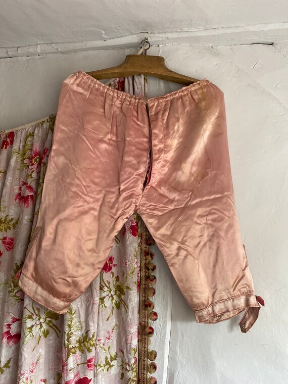 Antique Theatre Costume, Pink Silk Pantaloon, Circ