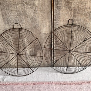 Vintage Cooling Rack, French Kitchen Wirework. Cake Stand, Rustic Farmhouse, Foodie Gift, Home Wall Decor/ RARE!