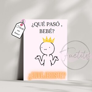 Presente para ela/ele - Cartão de aniversário original - Cartão de aniversário original e divertido para amigos e familiares.