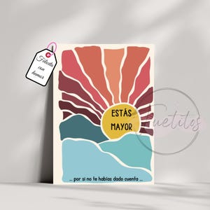 Presente para ela/ele - Cartão de aniversário original - Cartão de aniversário original e divertido para amigos e familiares.