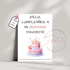 Presente para ela/ele - Cartão de aniversário original - Cartão de aniversário original e divertido para amigos e familiares.