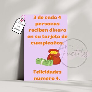 Gift for her/him - Original birthday card - Tarjeta cumpleaños original y divertida para amigos y familiares.