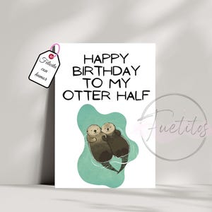 Gift for her/him - Original birthday card - Tarjeta cumpleaños original y divertida para amigos y familiares.