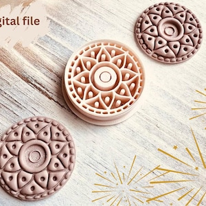 Cortador biscuit STL Polymer Clay Earring cutter– 3D Print File, Instant Download, Jewelry Tool 3D Printable Jewelry Making Tool