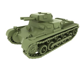 Panzer 1 | 15mm WWii WW2 Wargaming Collectors 3D Printed Resin Tank Miniatures – Models for Wargaming & Dioramas by Reaction Games