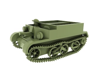 Universal, Bren and Scout Carrier | 15mm WW2 Miniatures | tank, model, painting, 3D print, wargame, tabletop, game, WWII, British