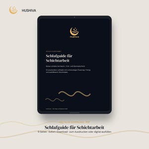 Sömnguide för skiftarbetare | Arbetsbok för bättre sömn på natt och roterande skift | PDF-nedladdning