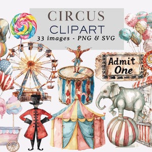 Circus Clipart Carnival Clipart Circus Graphics Circus Svg Circus Png Carnival Grahics Carnival Svg Carnival Png Watercolor Circus Clipart