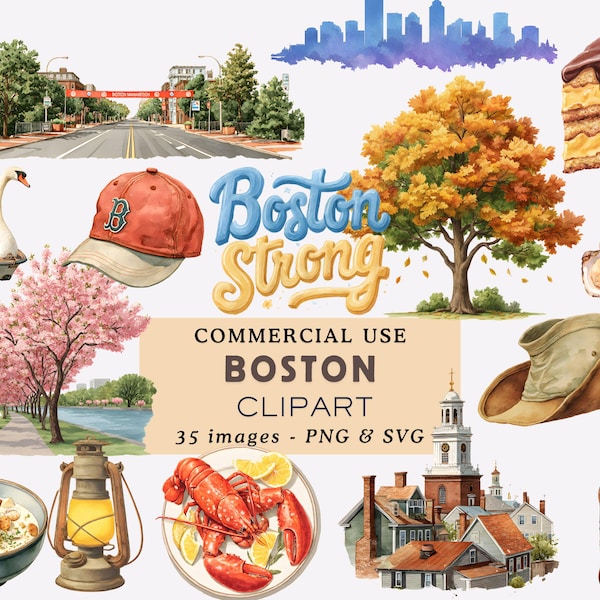 Boston Massachusetts Png - Etsy