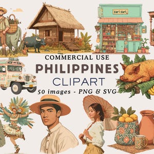 Vintage Philippines Clipart PNG Filipino Fiesta Clipart Philippines PNG Filipino Fiesta PNG Filipino Clipart Landmark Clipart Asia Clipart