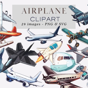 Airplane Clipart Airplane Graphics Airplane Illustrations Air Transport Clipart Jet Clipart Aeroplanes Clipart Aviation Clipart Scrap book