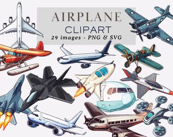 Airplane Clipart Airplane Graphics Airplane Illustrations Air Transport Clipart Jet Clipart Aeroplanes Clipart Aviation Clipart Scrap book