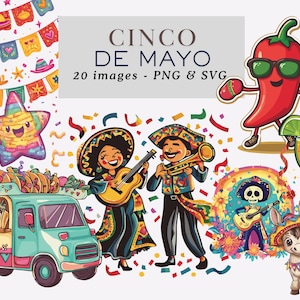 Cinco de Mayo Clipart Cinco de Mayo graphics Cinco de mayo svg Cinco de Mayo Png Cinco De Mayo Sticker Fiesta Graphics Fiesta ClipArt