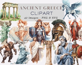 Antikes Griechenland Clipart: Griechische Mythologie PNG, SVG (Kommerzielle Nutzung)