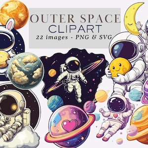 Imágenes prediseñadas del espacio exterior Imágenes prediseñadas de astronauta Imágenes prediseñadas de planeta Ilustraciones del espacio exterior Gráficos del espacio exterior Gráficos de astronautas Espacio exterior Svg Png