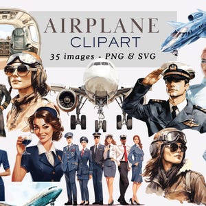 Aeronave Clipart Aeronave Clipart Comissária de Bordo Clipart Piloto Clipart Aeroporto Gráficos Aeronave Clipart Piloto PNG Aeroporto Uso Comercial