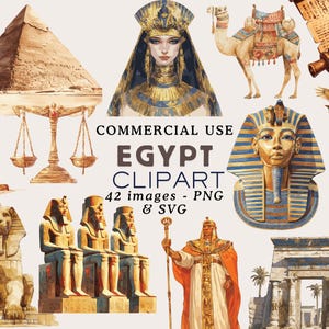 Ancient Egypt Clipart Egypt PNG Egypt Graphics Egypt Illustrations Egyptian Clipart Pyramid Clipart Pharaoh PNG Eye of Horus Commercial Use