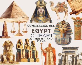 Ancient Egypt Clipart Egypt PNG Egypt Graphics Egypt Illustrations Egyptian Clipart Pyramid Clipart Pharaoh PNG Eye of Horus Commercial Use